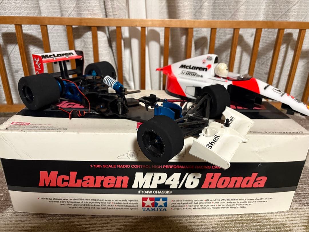 タミヤ　1/10ラジコン　F104W F1マクラーレン