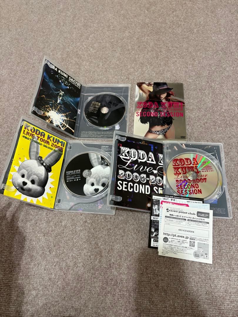 Koda Kumi ライブDVDセット