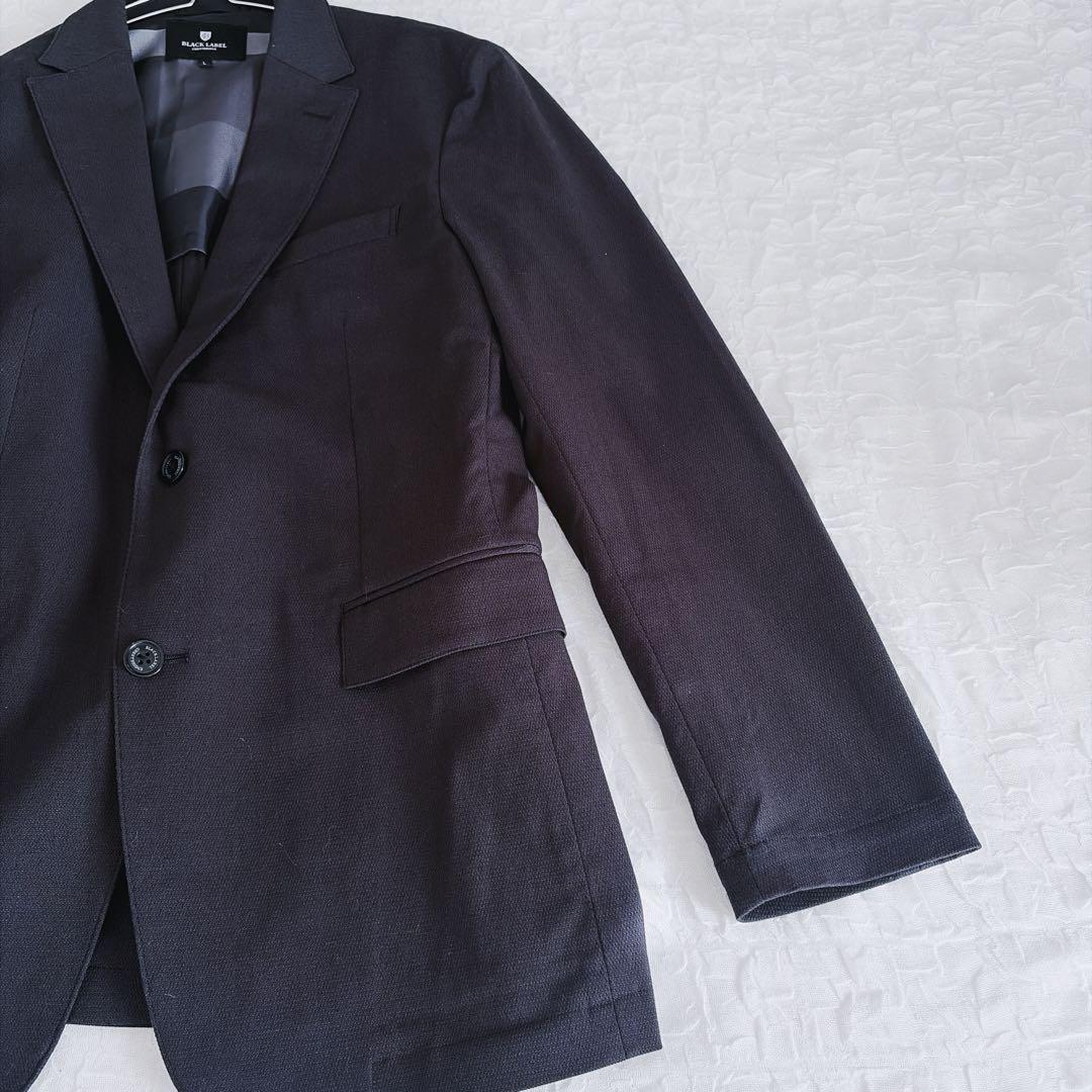 【ブラックレーベル】美品✨洗える ストレッチ ジャケット チェック 大きいサイズ