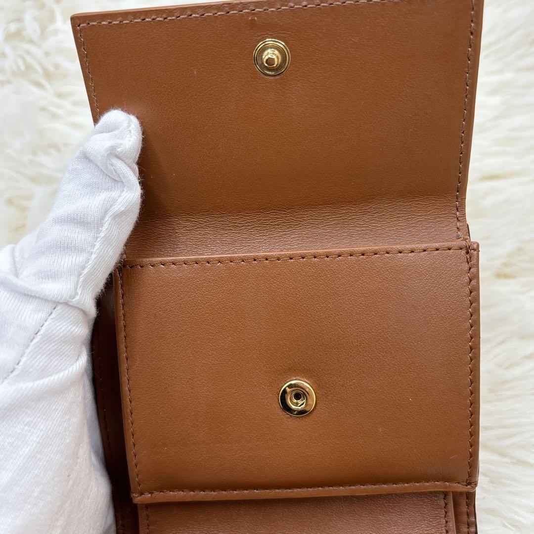 付属品完備✨CELINE トリオンフ スモール フラップ ウォレット 三つ折り