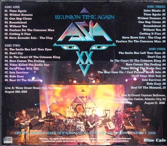 Asia 4CD 「Reunion Time Again」
