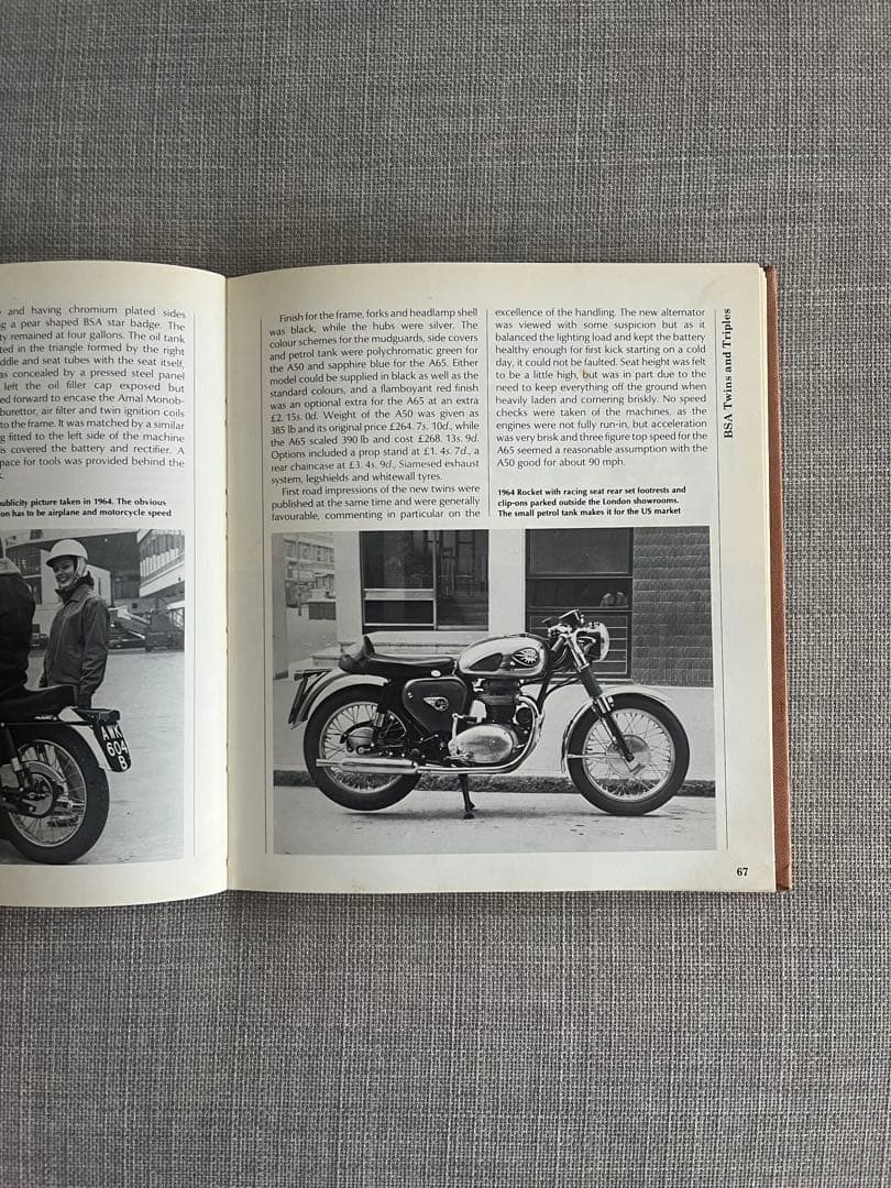 アート・デザイン・音楽 BSA TWINS & TRIPLES Roy Bacon
