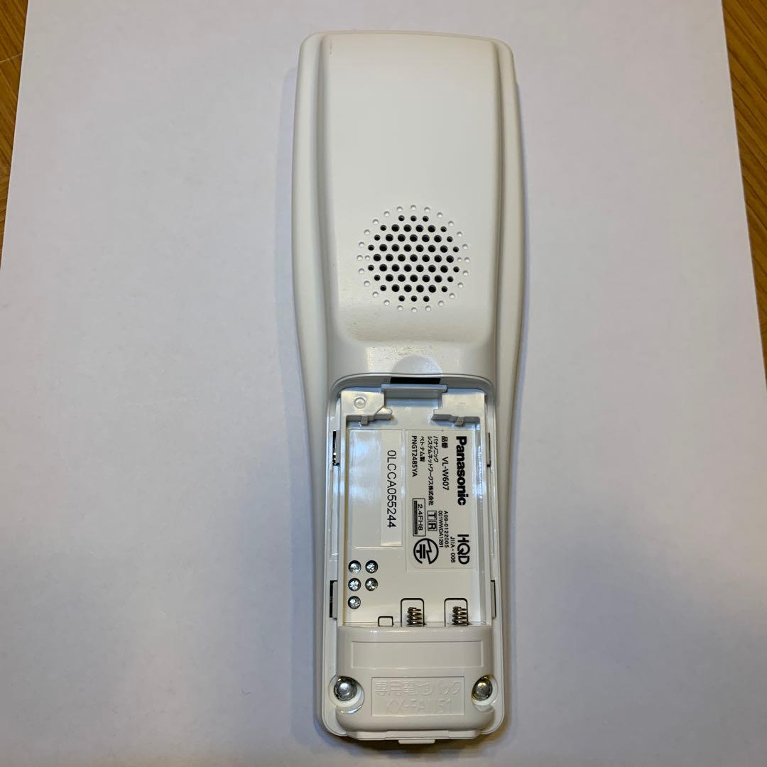 Panasonic VL-W607 ワイヤレスドアホン子機