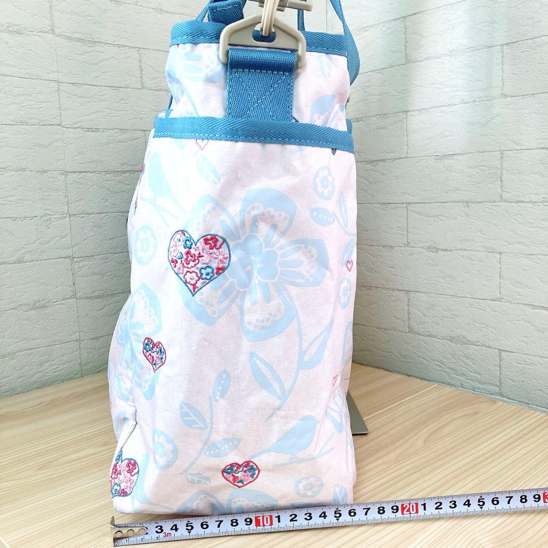 レスポートサック ハワイ限定柄 ハート 刺繍 ボストンバッグ マザーズバッグ