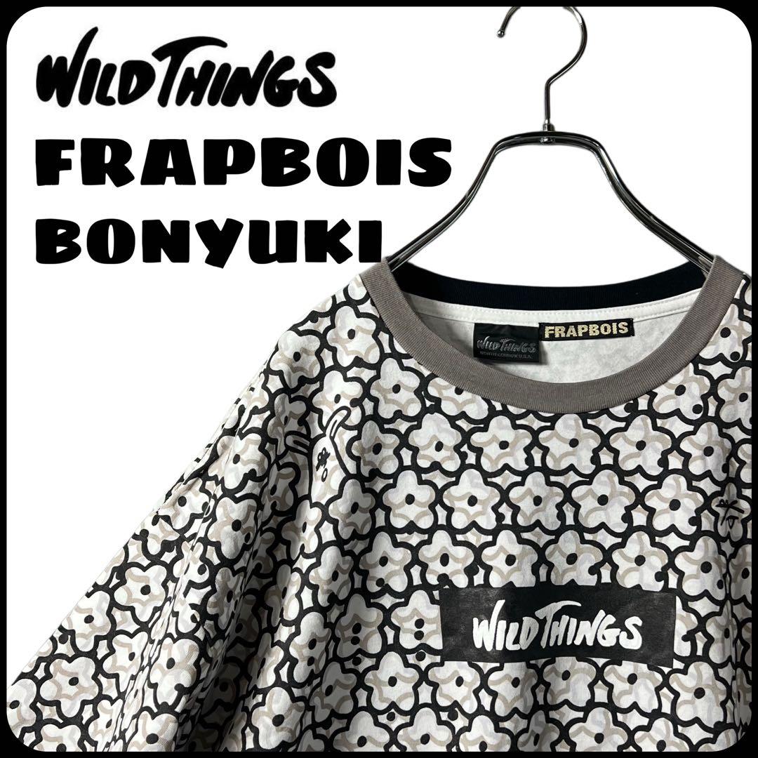 試着程度♪極美品FRAPBOIS×ワイルドシングストリプルコラボTシャツ