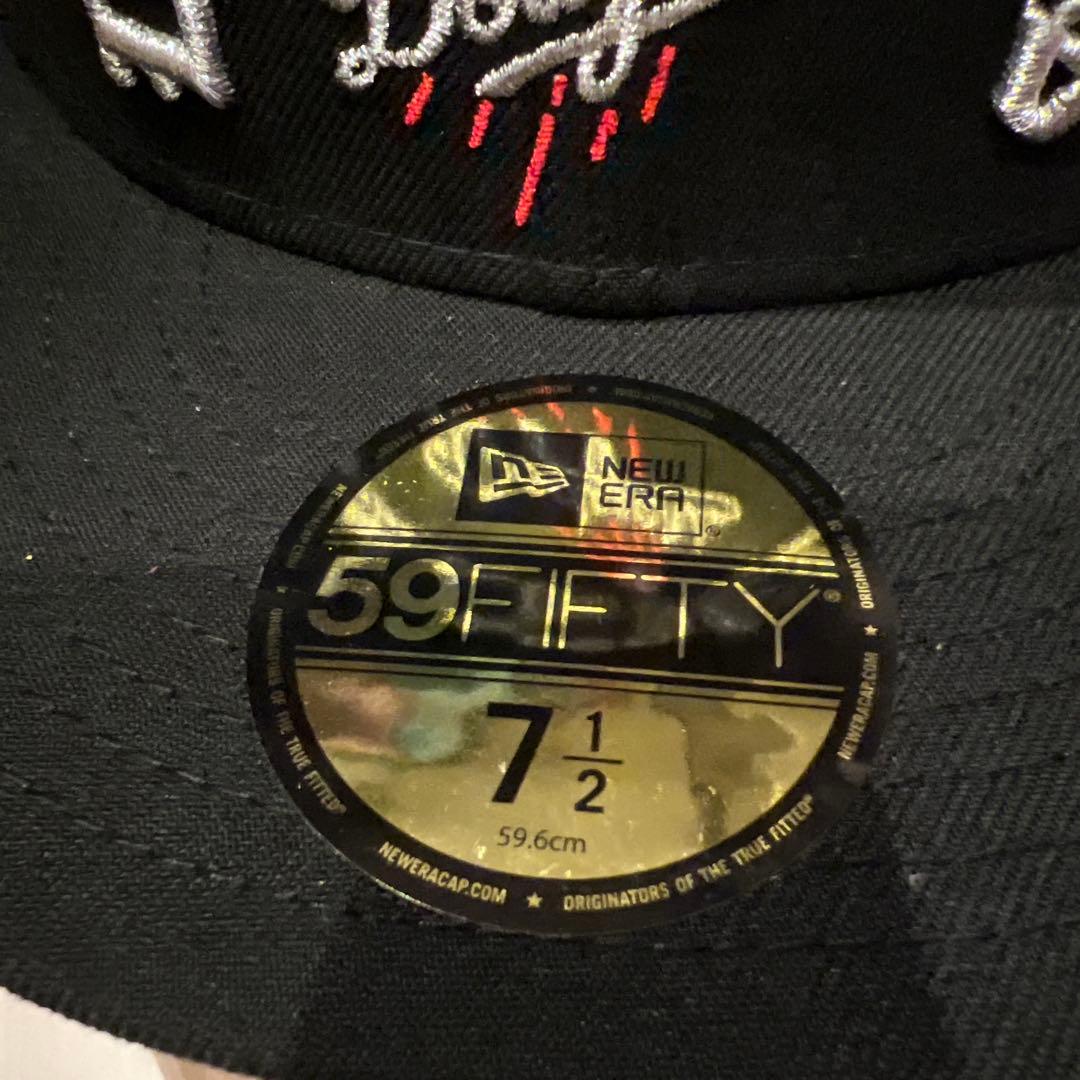 ニューエラ 59FIFTY ロサンゼルスドジャース7 1/2海外別注
