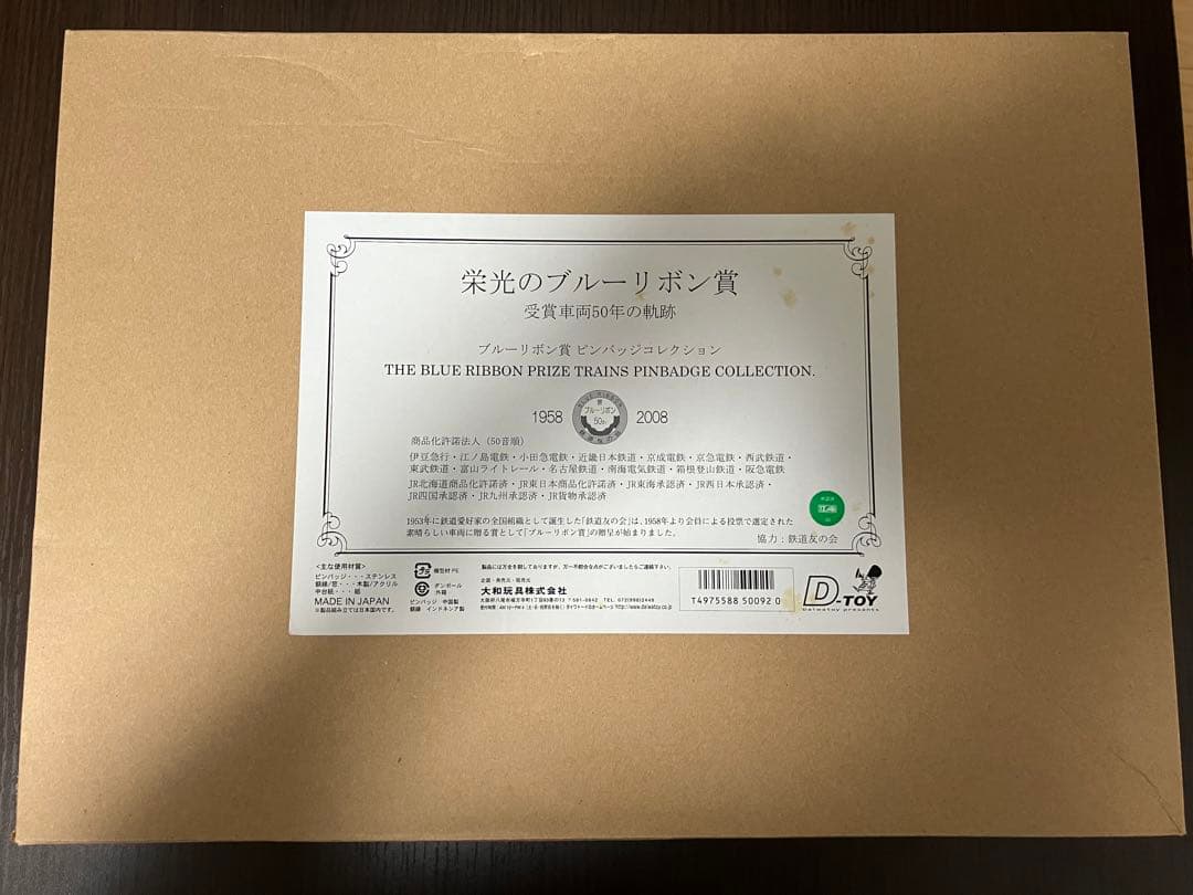 ブルーリボン賞ピンバッジコレクション