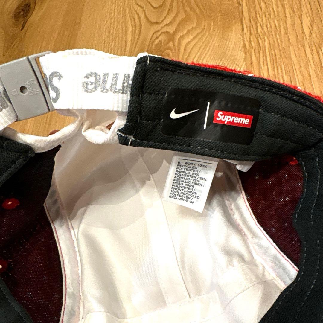 supremeシュプリーム×NIKEナイキコラボキャップトレーニングジョギング