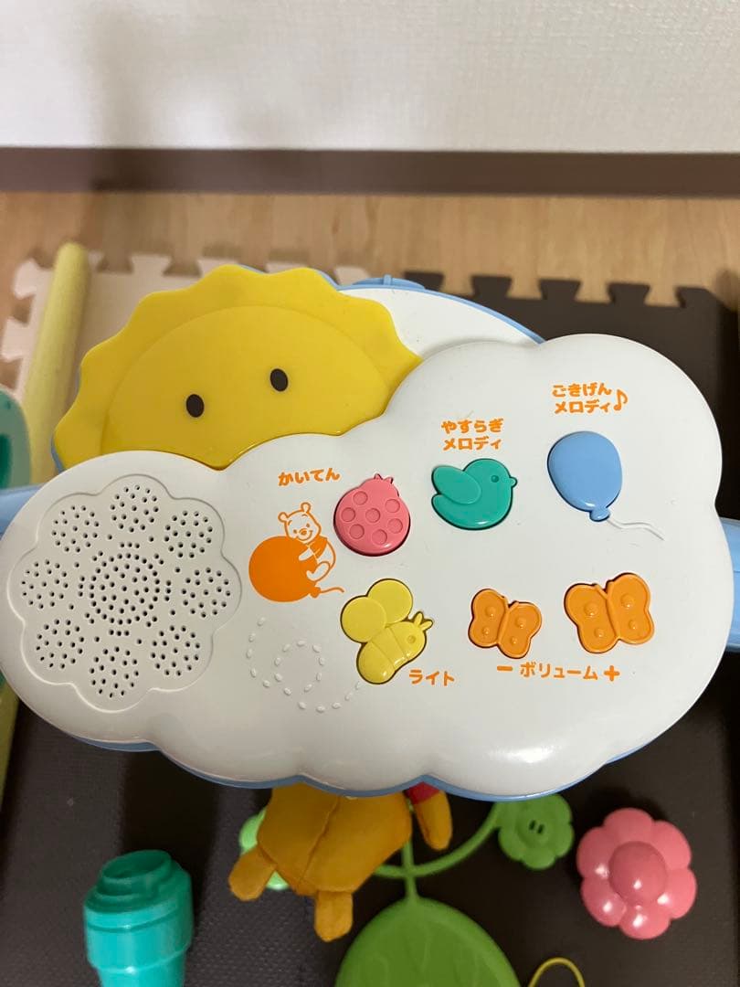 【美品】えらべる回転　6way ジムにへんしんメリー　プーメリー