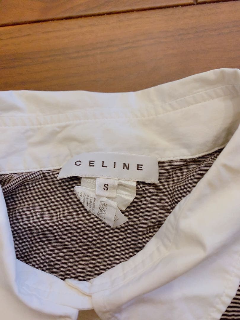 専用！CELINEのポロシャツです！ブラウンのボーダーが可愛いです！