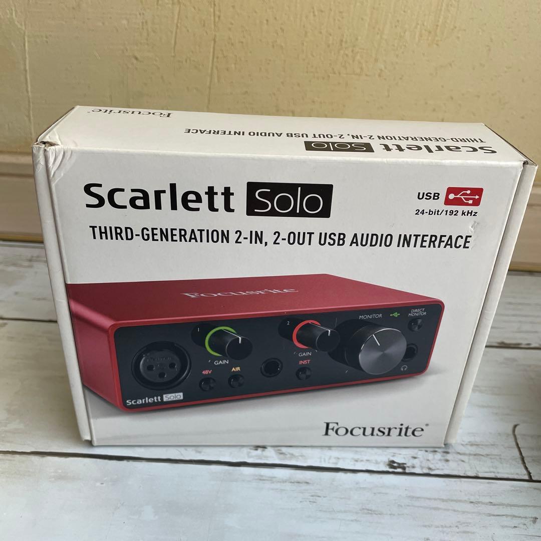 Focusrite Scarlett Solo 第三世代