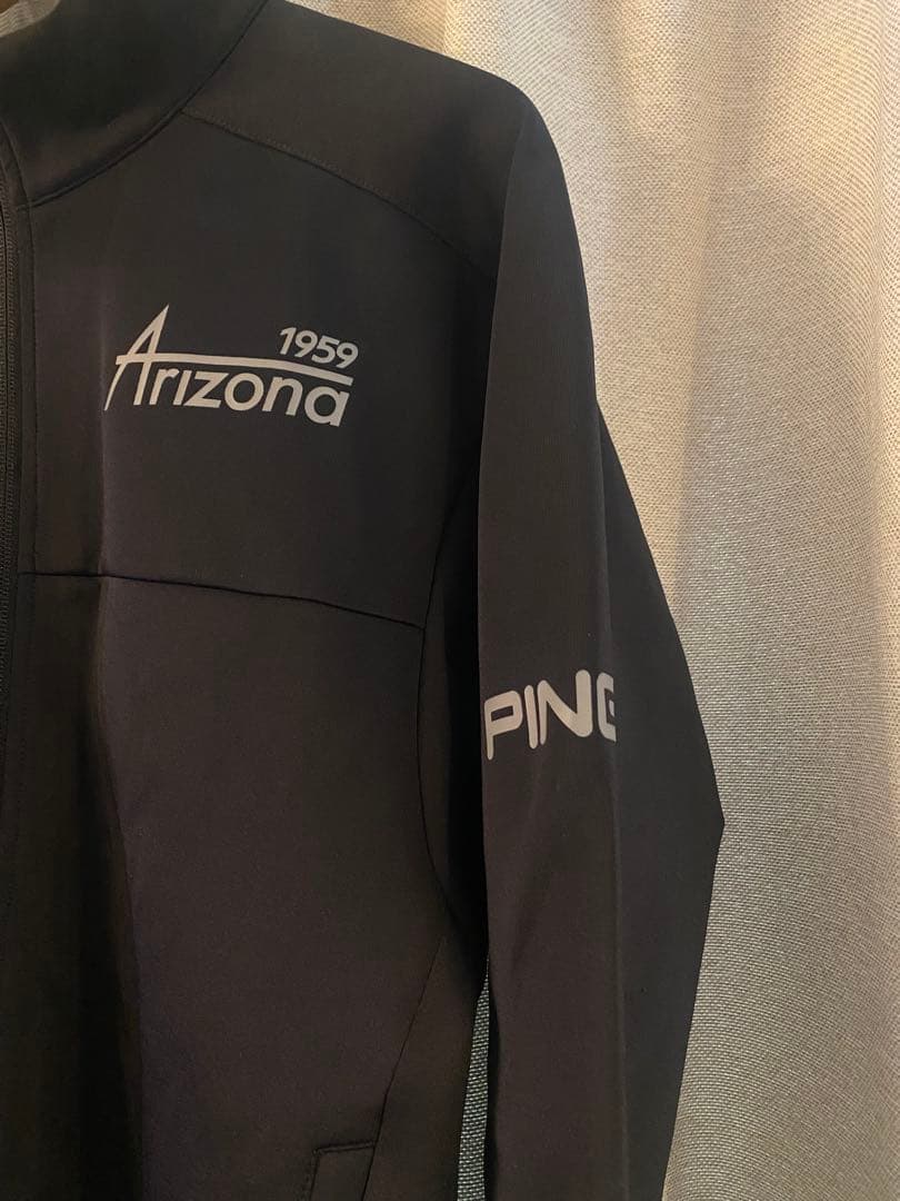 【美品値下げ】PING ジャケット　ブラック　ゴルフウエア　M