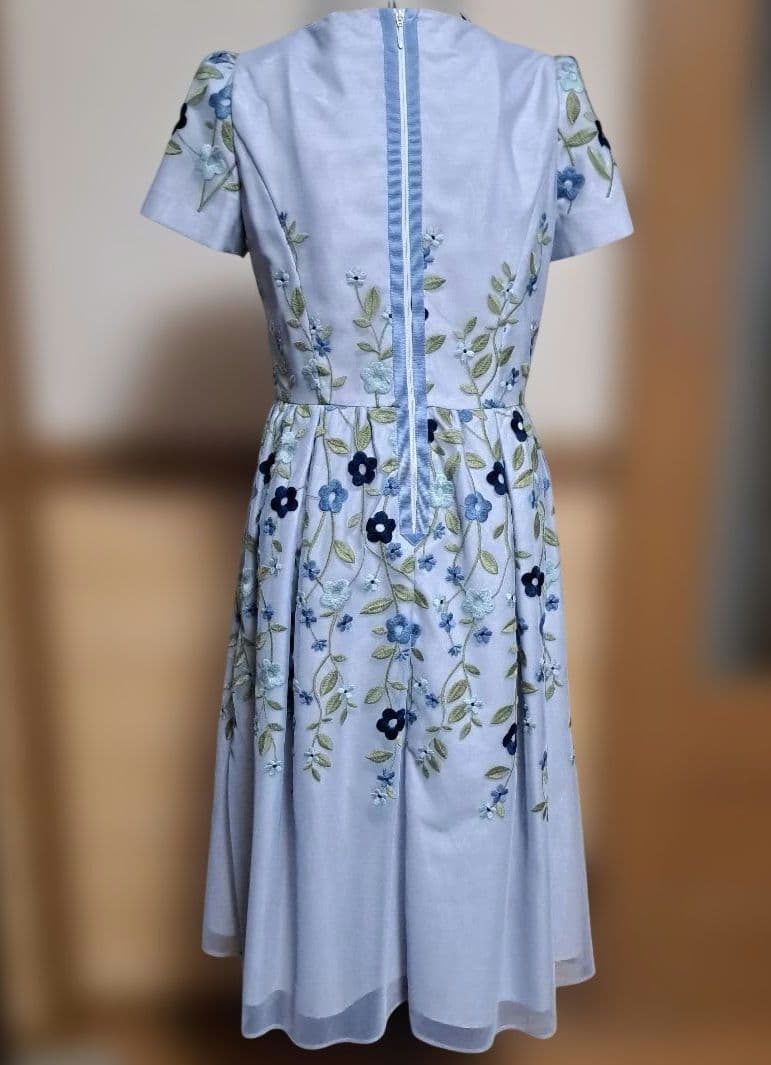 M'S GRACY 刺繍入り半袖ワンピース 36