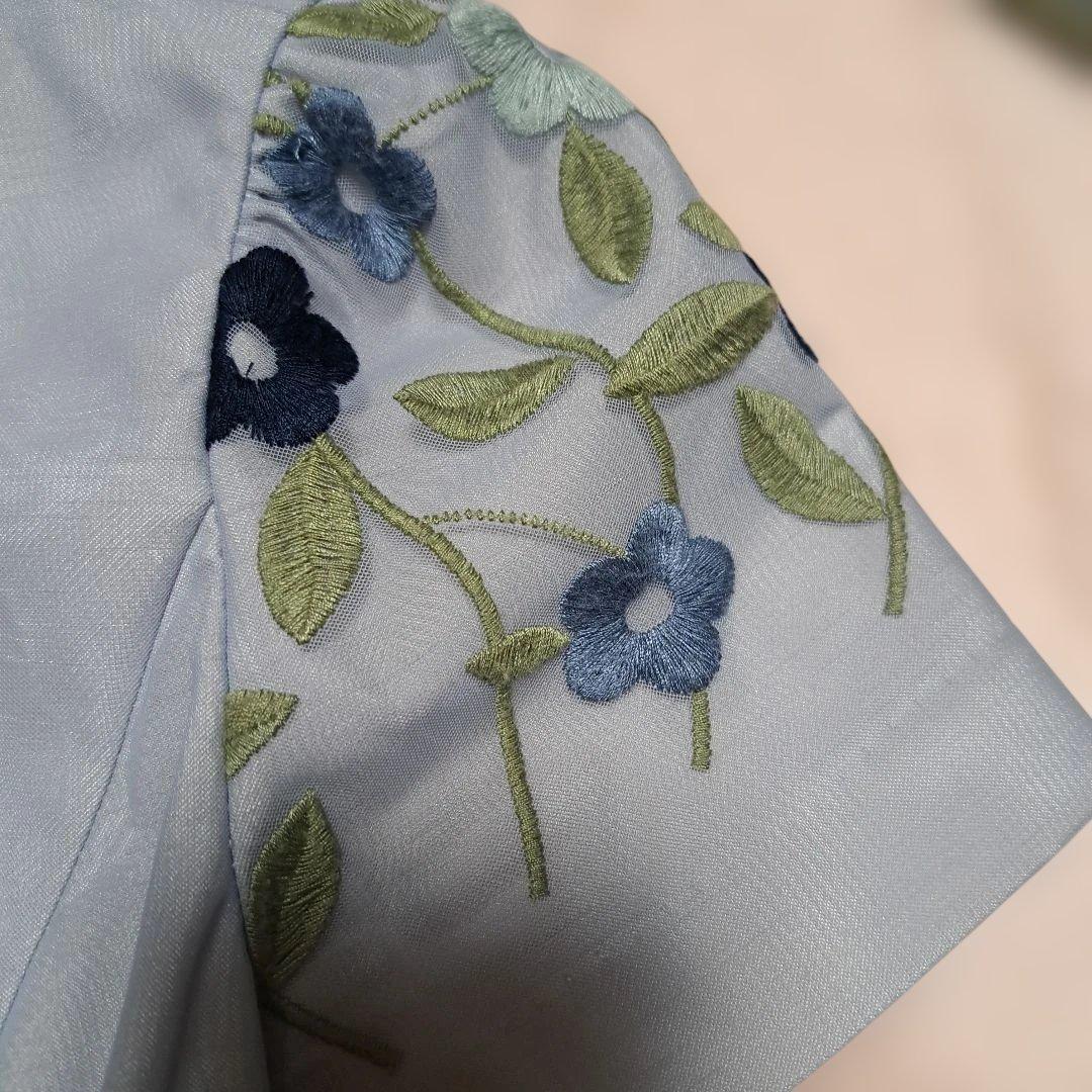 M'S GRACY 刺繍入り半袖ワンピース 36