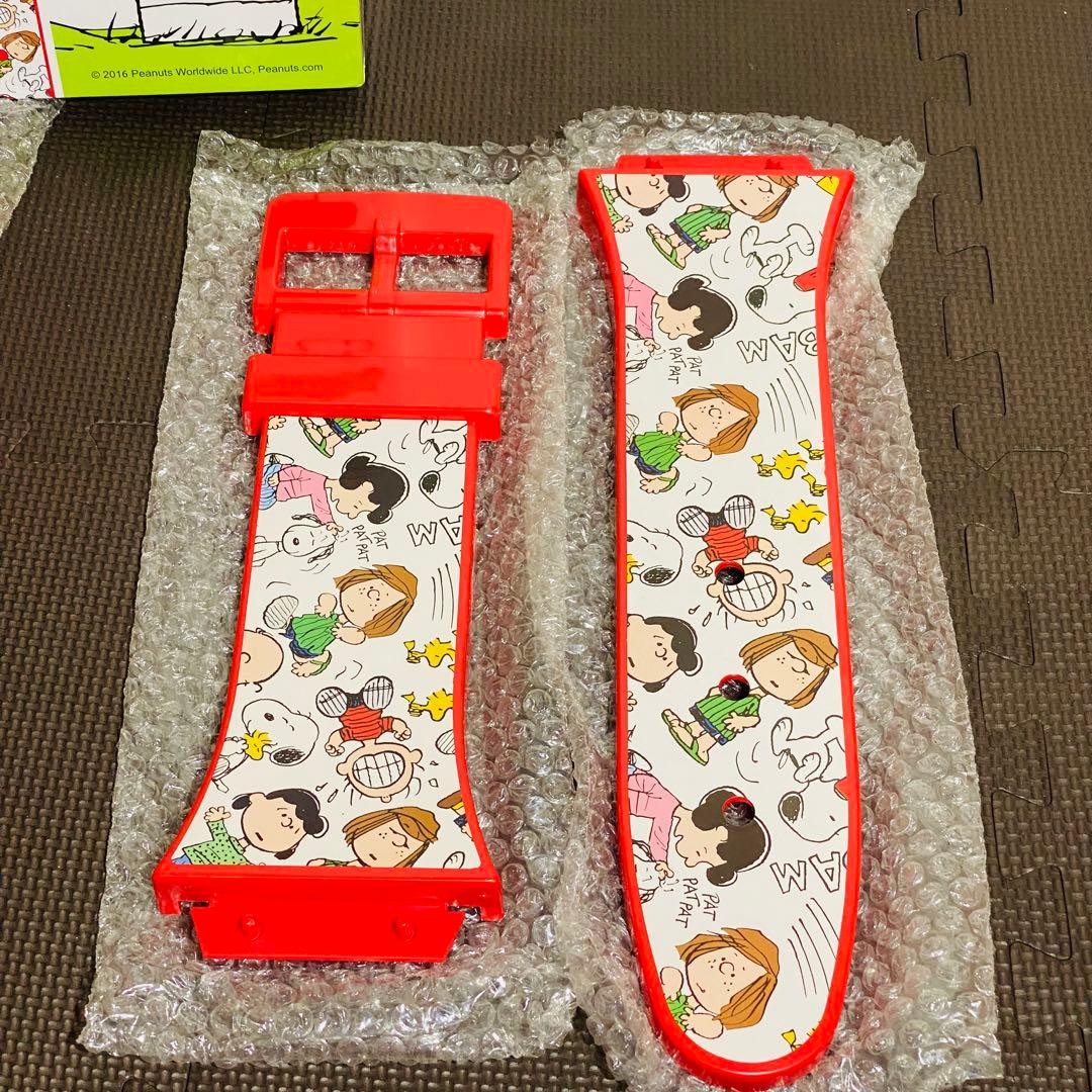 スヌーピー PEANUTS 腕時計型 壁掛け時計 ビッグサイズ ウォールクロック