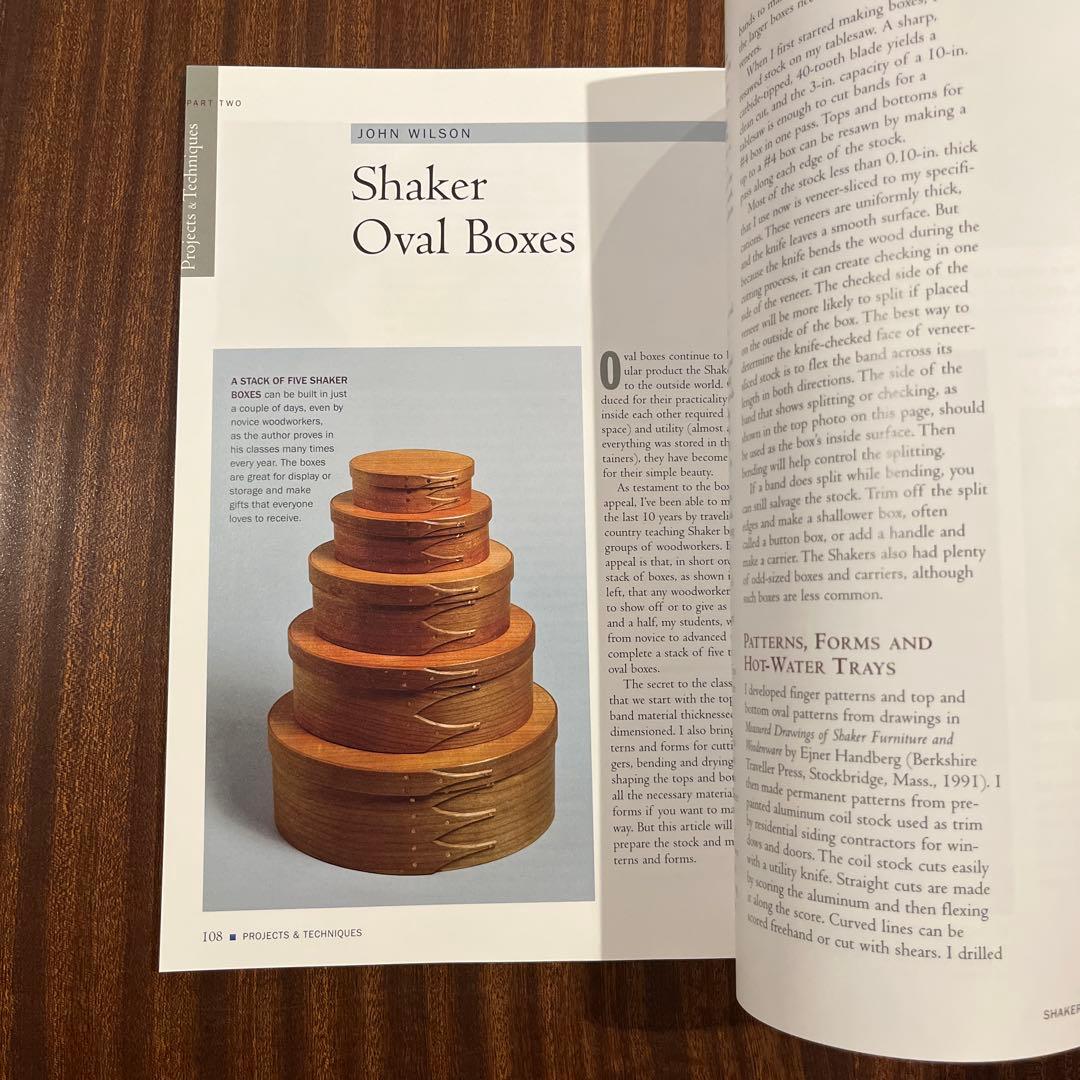 In the Shaker Style - シェイカー様式の家具製作