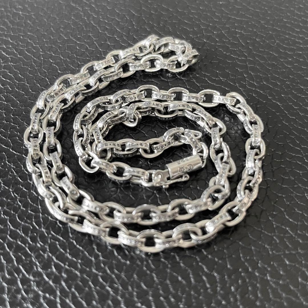 シルバー925 silver925 ペーパーチェーン ネックレス メンズ50㎝