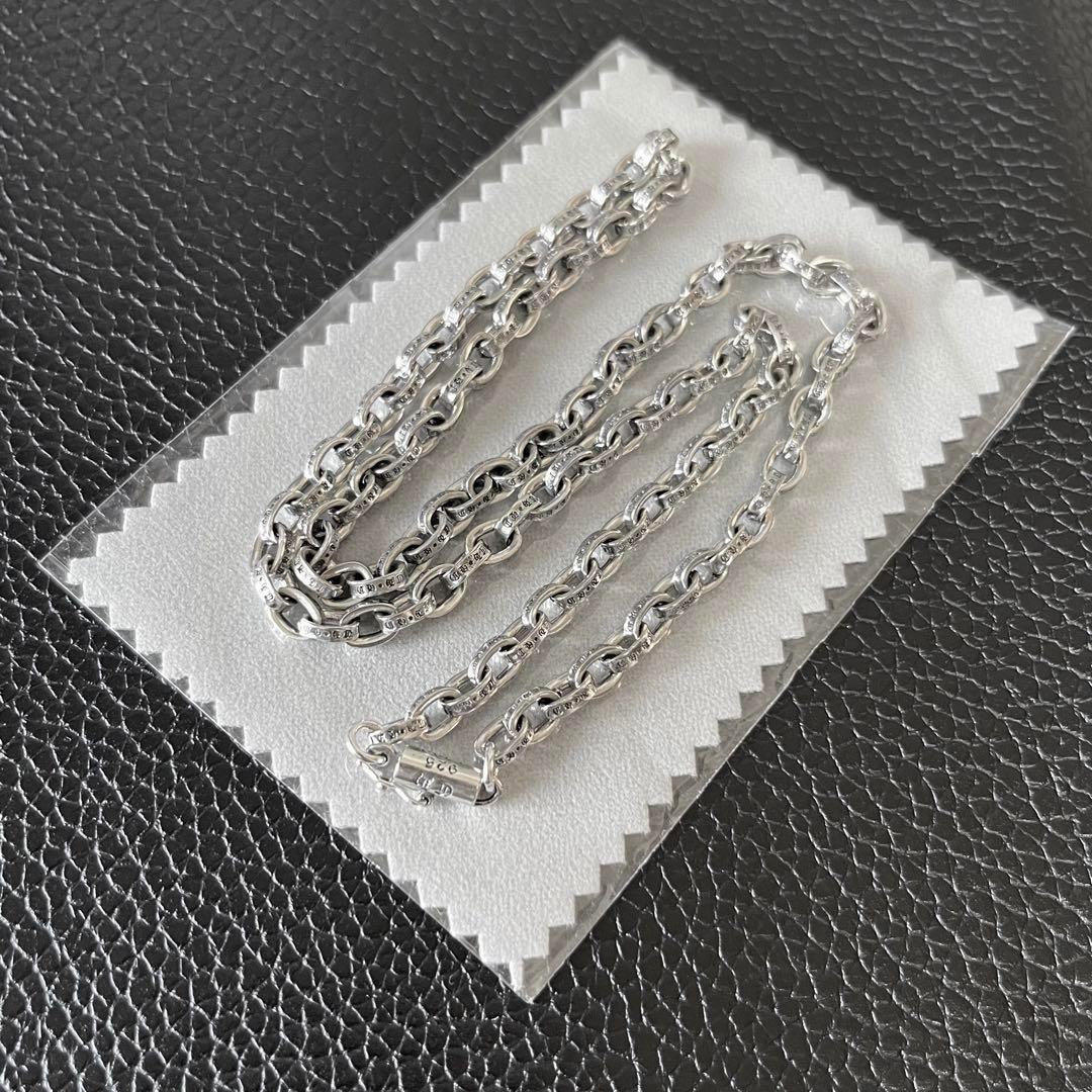 シルバー925 silver925 ペーパーチェーン ネックレス メンズ50㎝
