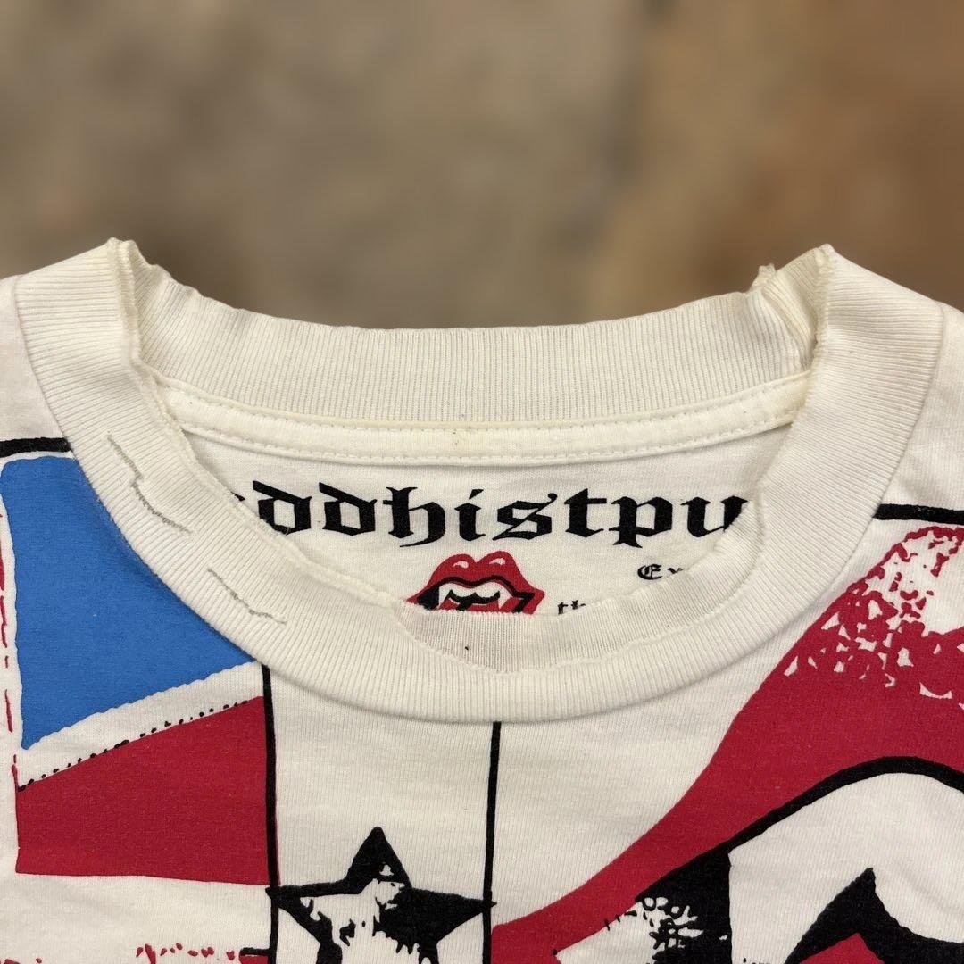 ブディストパンク　ダメージ加工　Tシャツ ストーンズ　キムタク