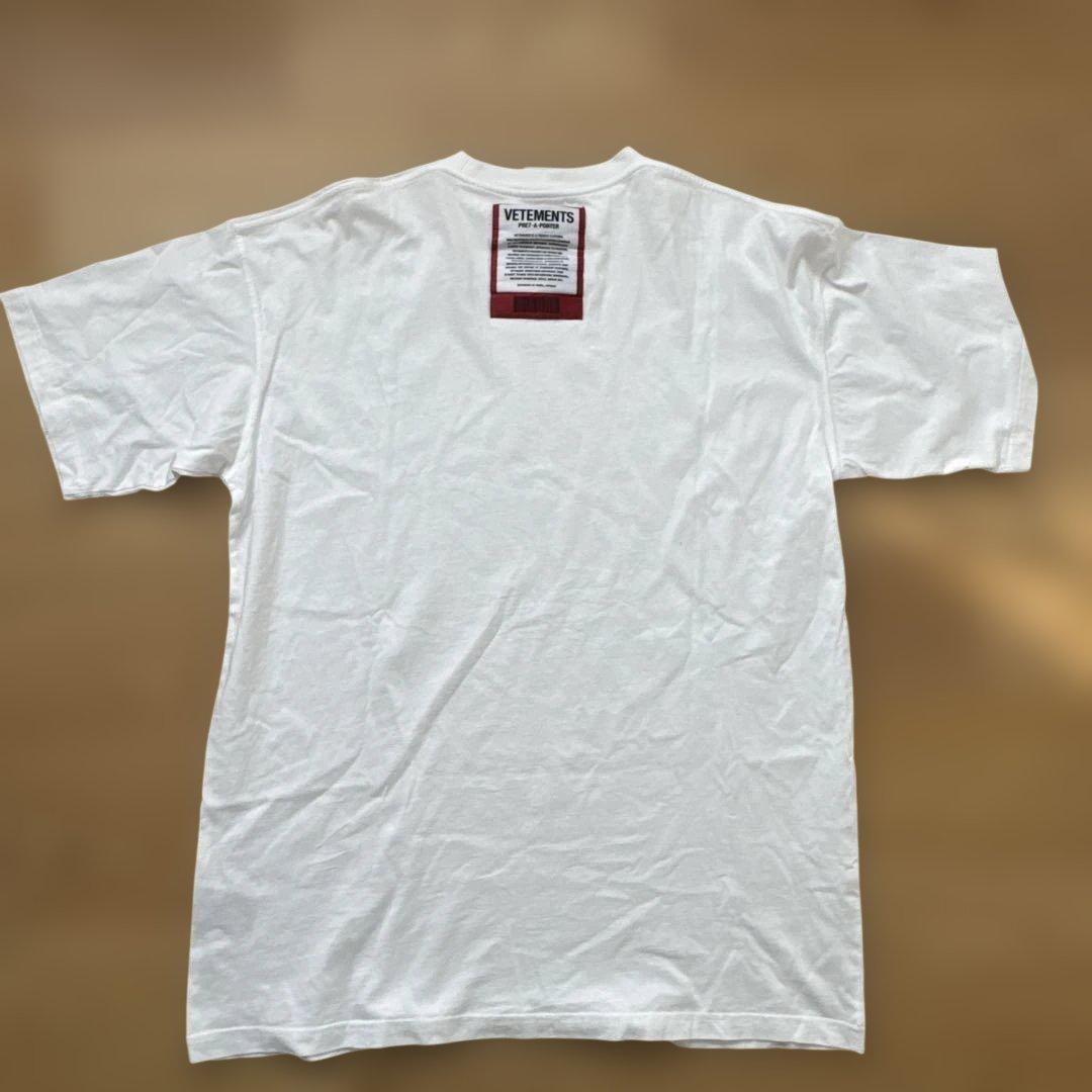VETEMENTS ヴェトモン ホワイト Tシャツ パッチ