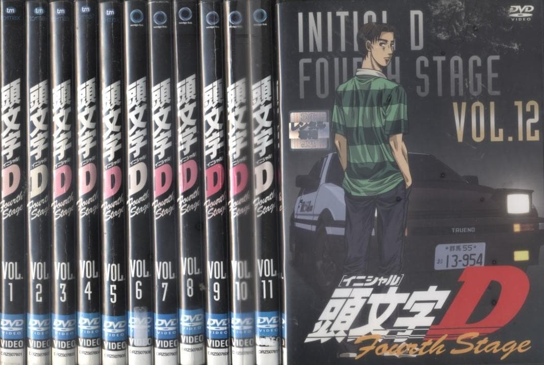 DVD 頭文字D　ステージ1＆2＆4　全23巻