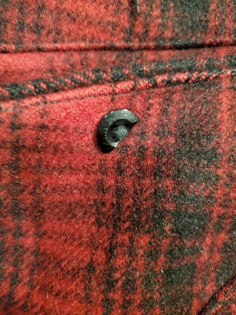 70年代 Woolrich ウールリッチ ウール チェックパンツ ハンティング