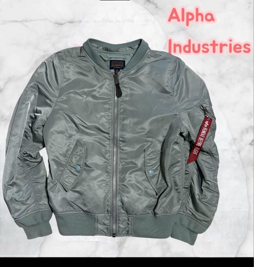 Alpha Industries フード付き 取り外し可　MA-1 natus