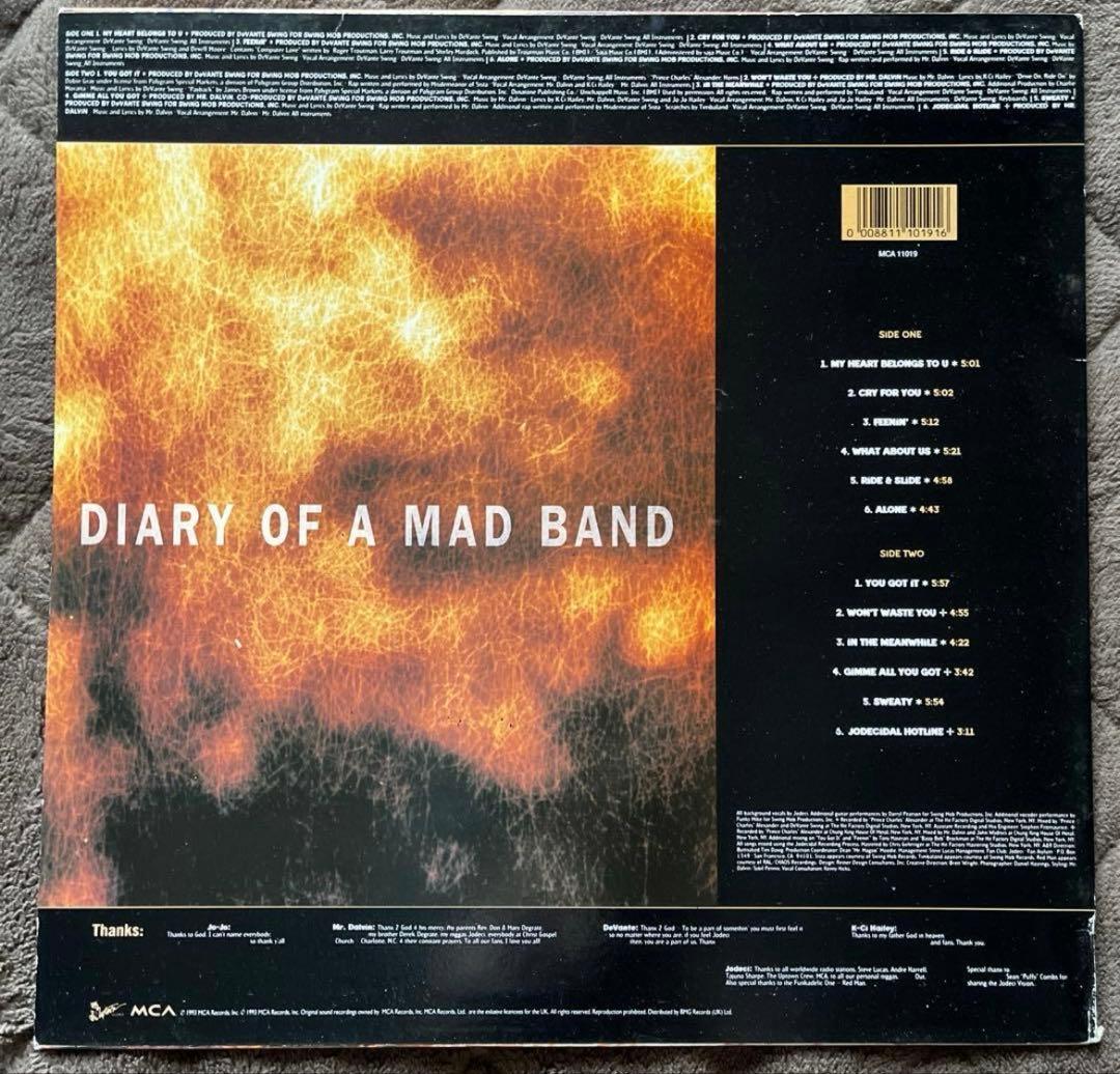 洋楽 Jodeci Diary of a Mad Band