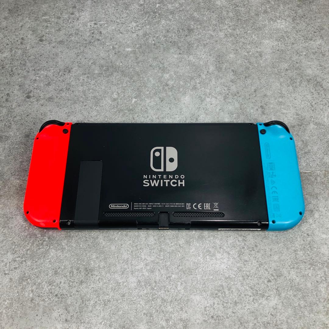 【美品】 バッテリー強化版 Nintendo Switch 本体 ブルー レッド