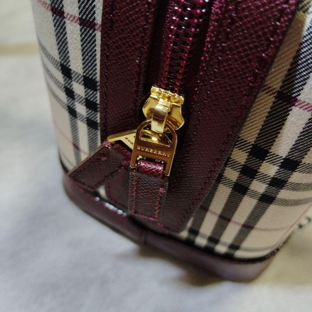 極美品BURBERRY チェック柄ショルダー、ボストンバッグほぼ未使用