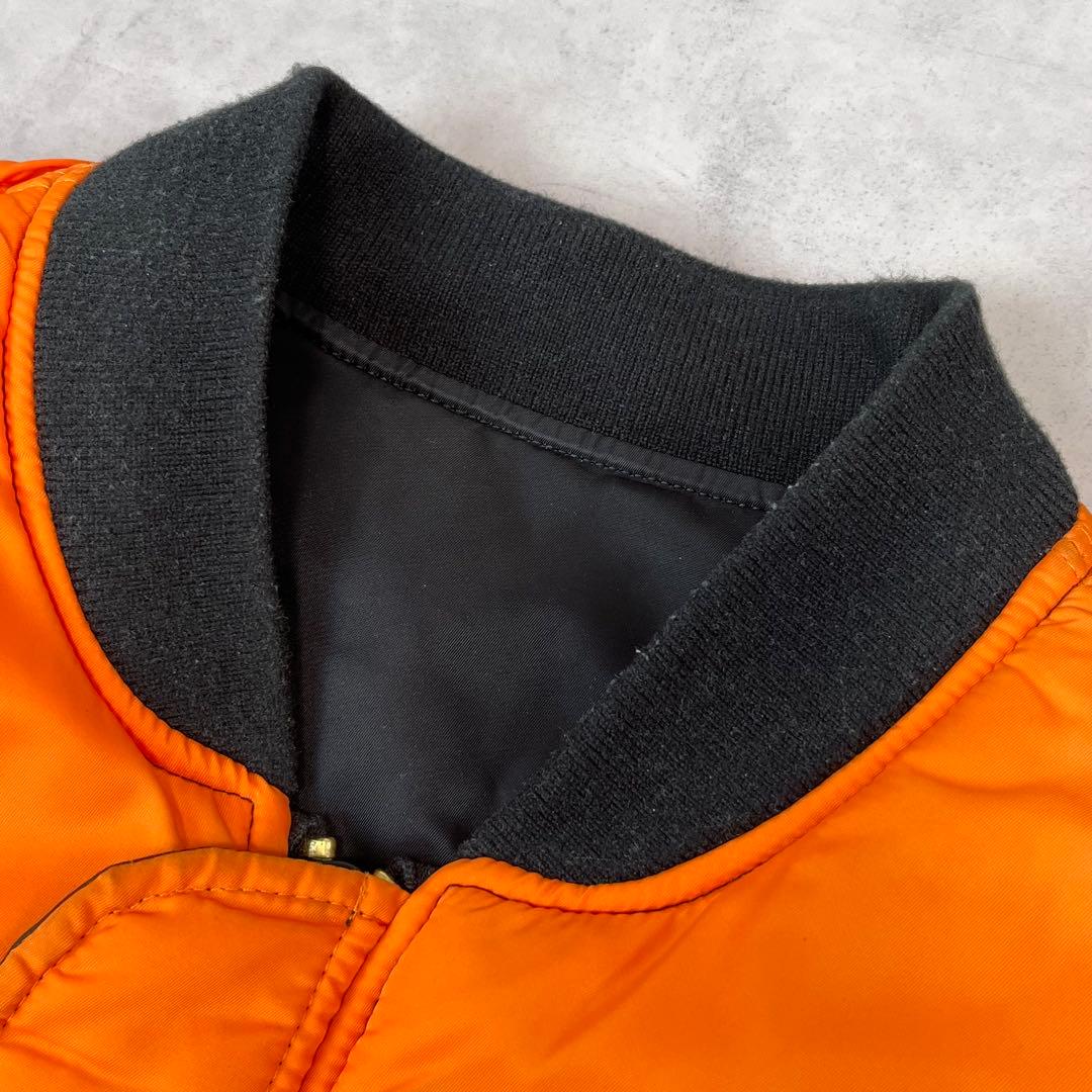 ALPHA INDUSTRIES MA-1 フライトジャケット ブラック XL