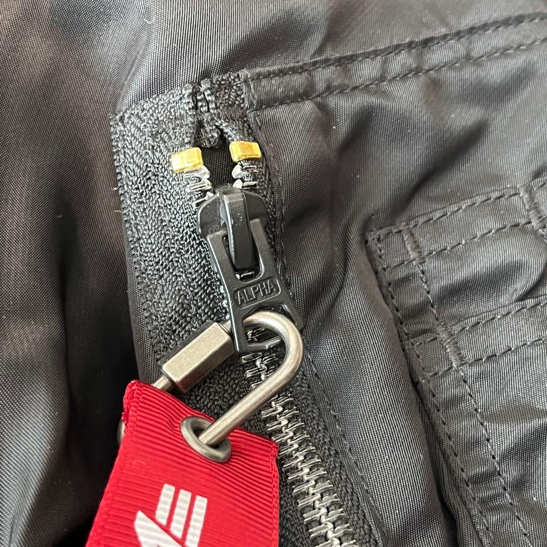 ALPHA INDUSTRIES MA-1 フライトジャケット ブラック XL