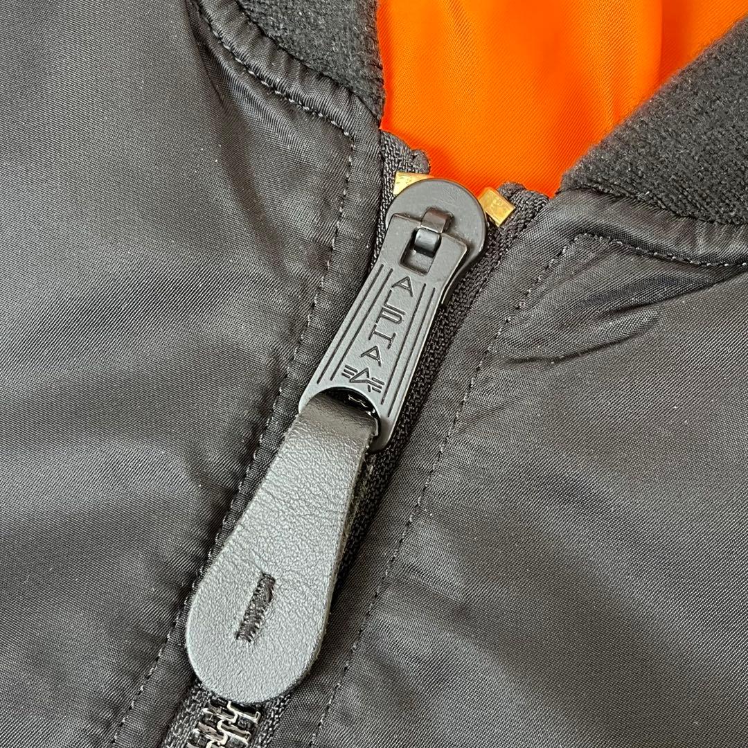 ALPHA INDUSTRIES MA-1 フライトジャケット ブラック XL
