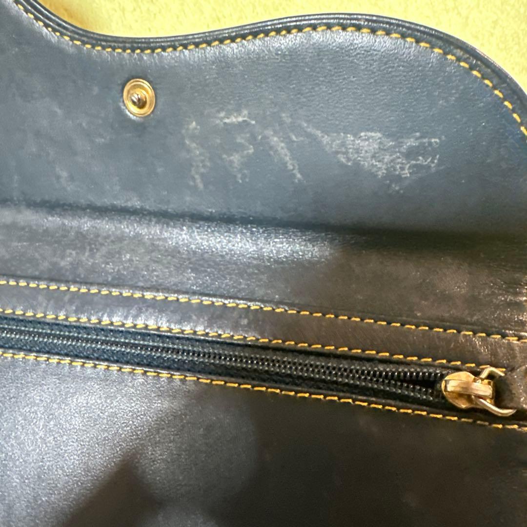 Christian Dior 三つ折り財布 グレー