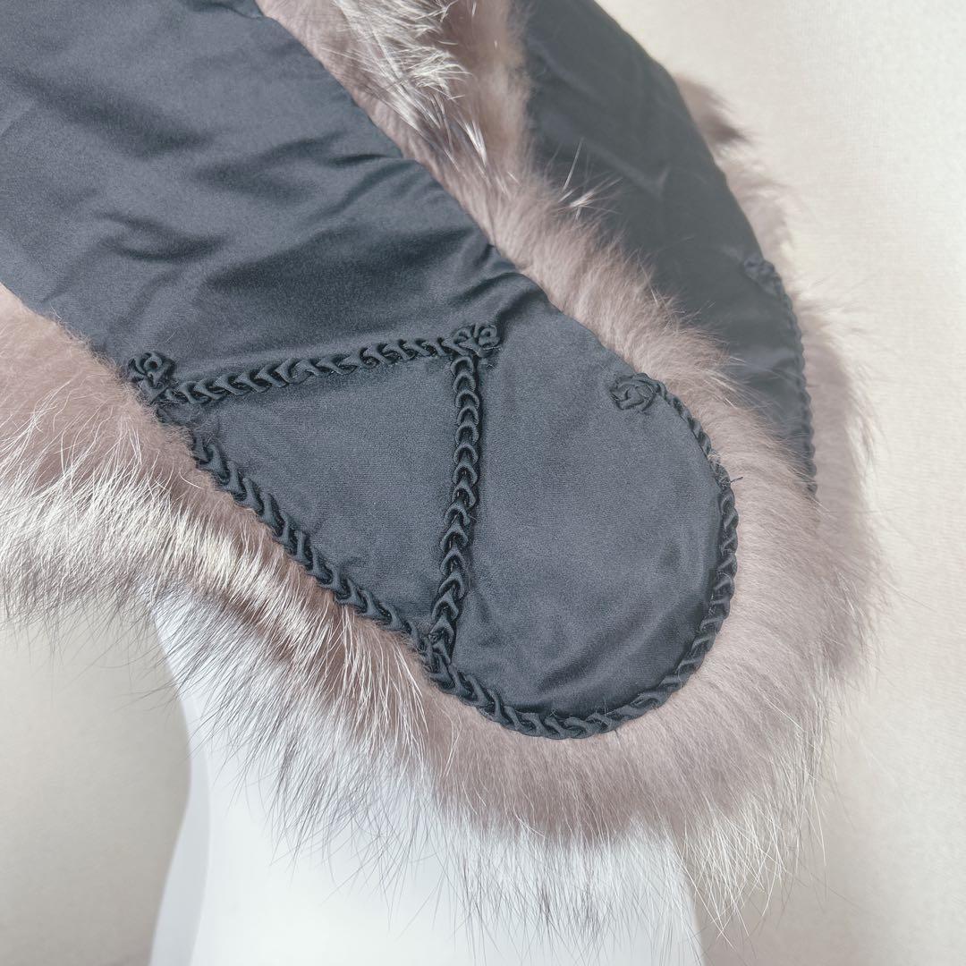 ✨極美品✨　サガフォックス　毛皮　大判　ショール　マフラー　成人式　振袖　着物
