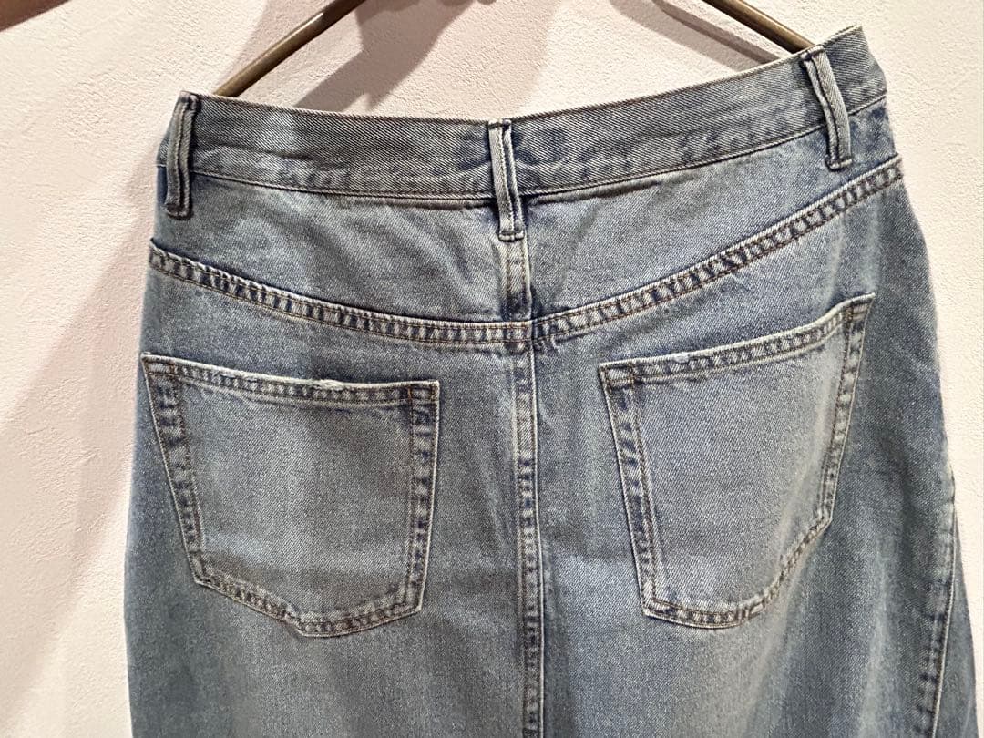relume＊9oz C/R ジョイント　デニムスカート　ロング丈　美品