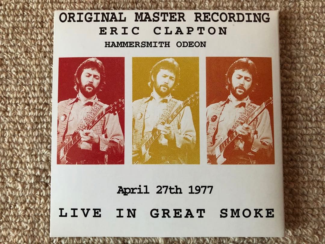 洋楽 ERIC CLAPTON LIVE IN GREAT SMORK