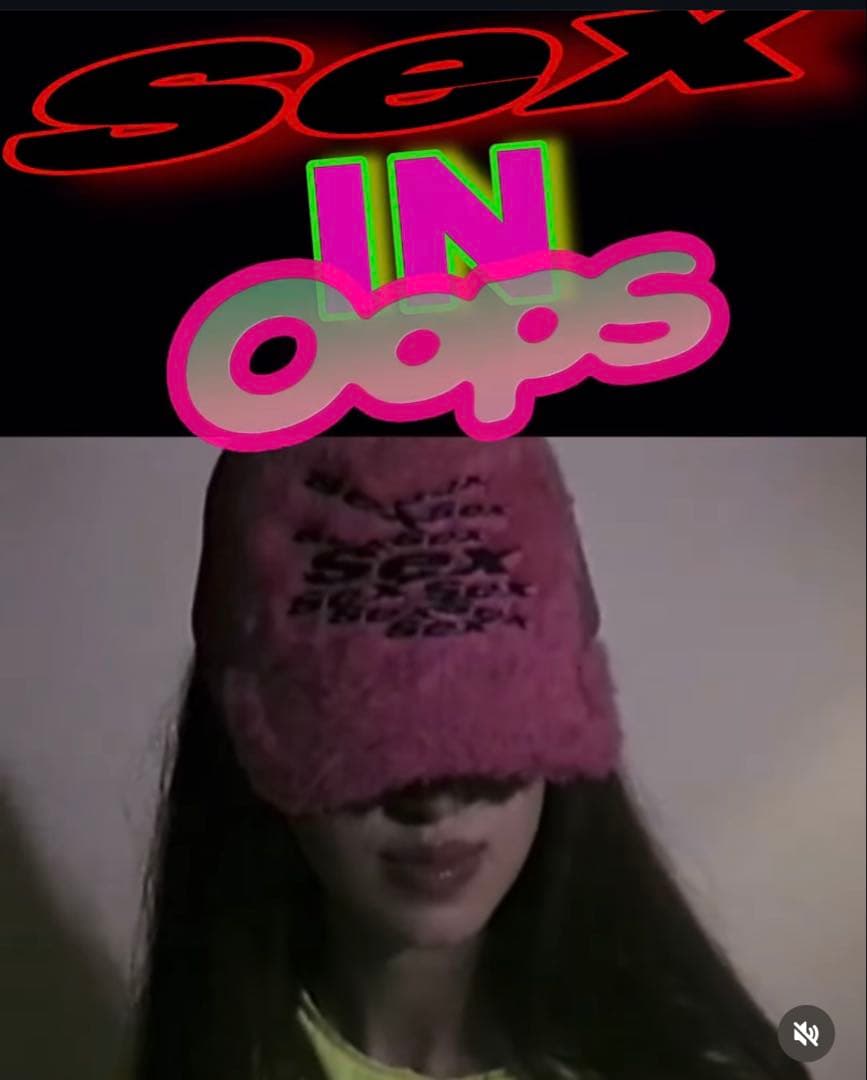 帽子 Sex fur cap pink archive y2k oops