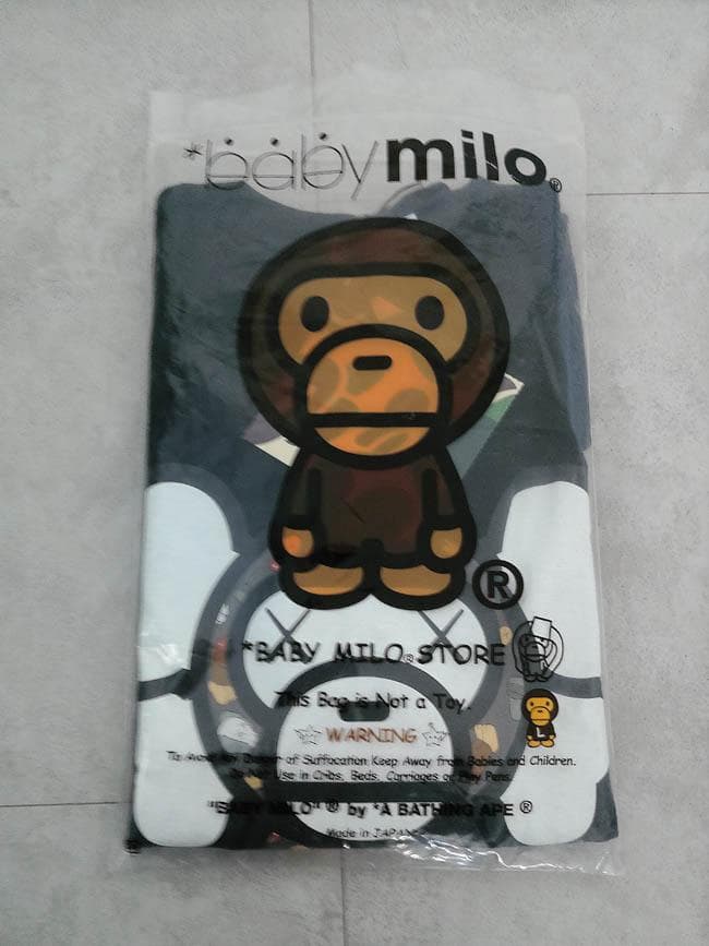 新品 ア ベイシング エイプ BAPE × KAWS カウズ マイロ TシャツL