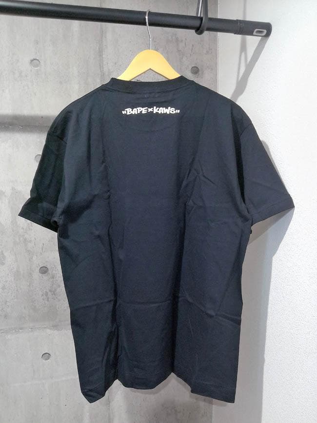 新品 ア ベイシング エイプ BAPE × KAWS カウズ マイロ TシャツL
