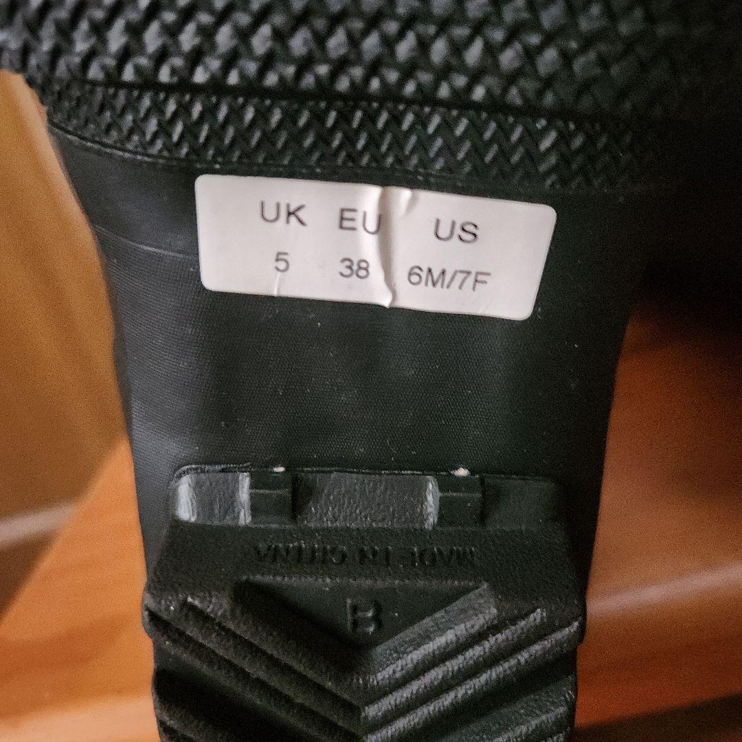 HUNTER 長靴 ダークグリーン バックル付き