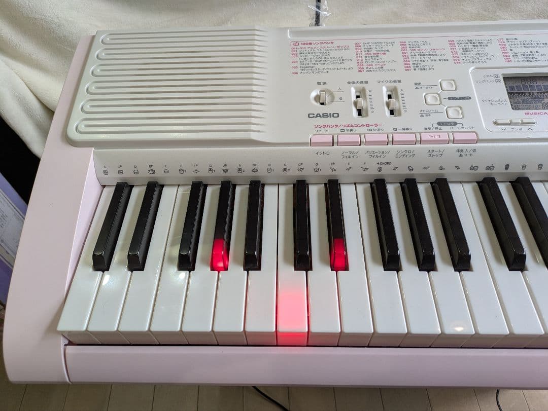 【月のうさぎさん専用】カシオ 光ナビゲーションキーボード LK-105