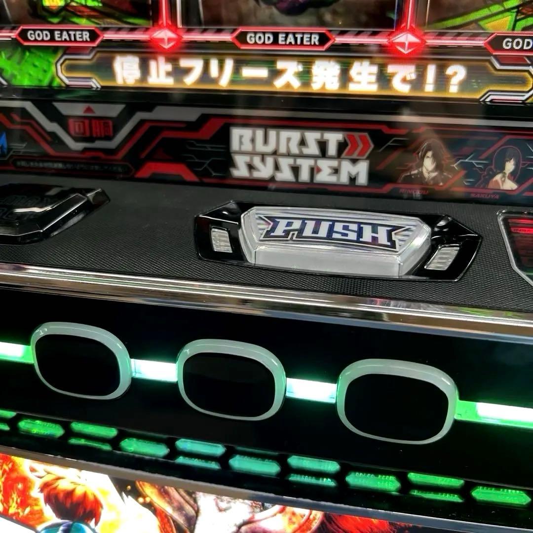 スマスロ 「ゴッドイーター リザレクション」 メッキ剥げほぼ無し　パチスロ実機