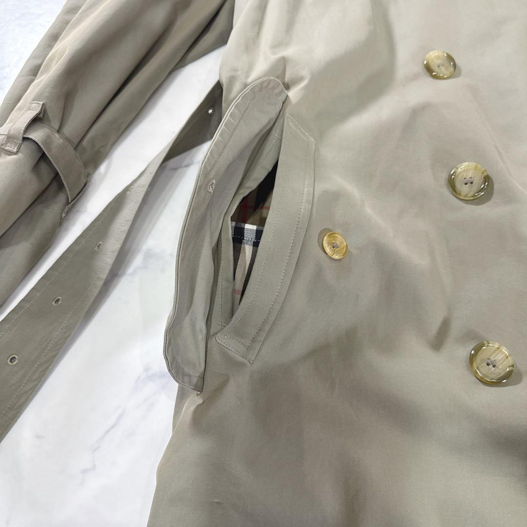 BURBERRY バーバリーズ トレンチコート ノバチェック カーキ ダブル