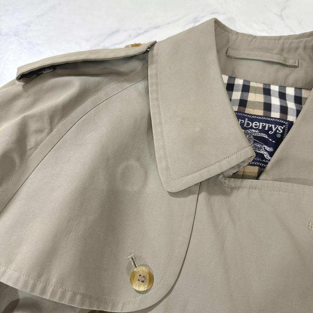 BURBERRY バーバリーズ トレンチコート ノバチェック カーキ ダブル
