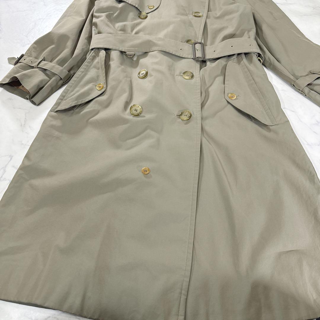 BURBERRY バーバリーズ トレンチコート ノバチェック カーキ ダブル