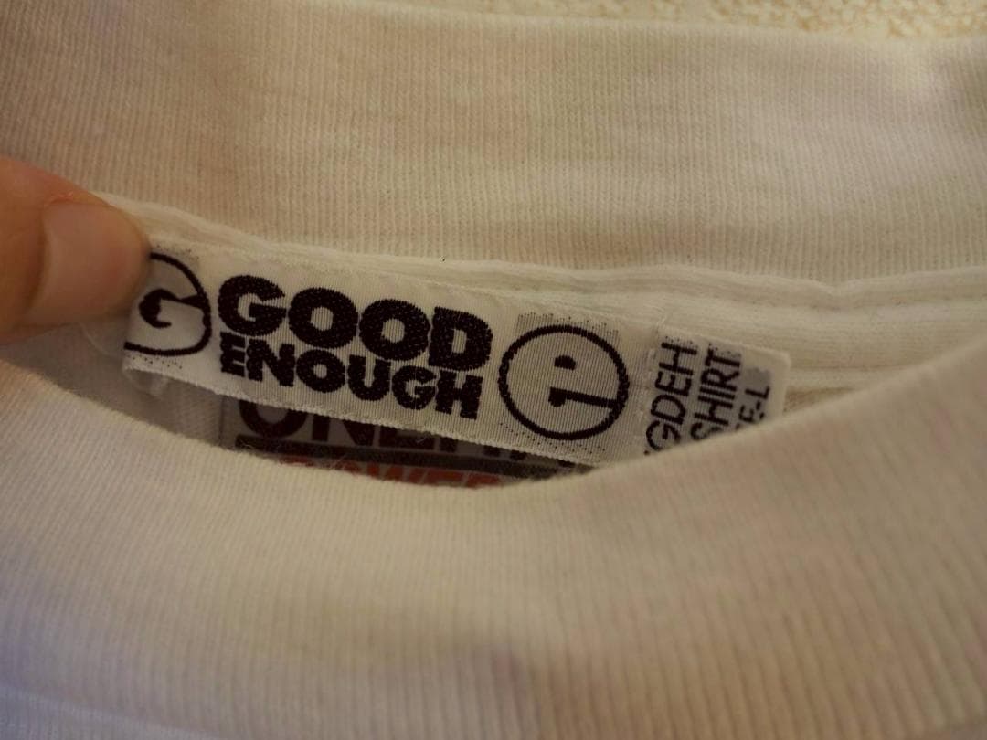 トップス 90s\"GOOD ENOUGH\" 7th anniversary T-shirt