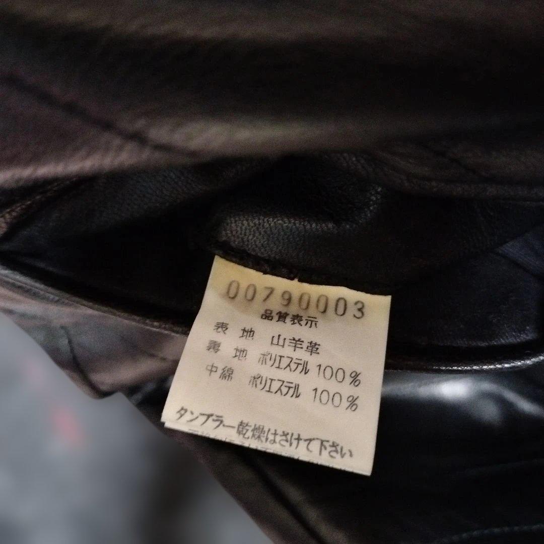 【セール】アバハウス　ラムレザーパンツ ブラックキルティング 革パンツ サイズ2