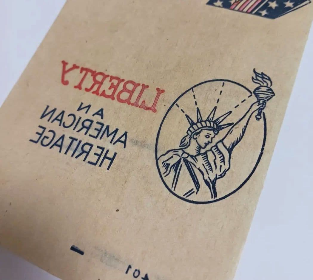 ビンテージ40s アメリカの歴史 ビンテージ転写紙 アイロンプリント