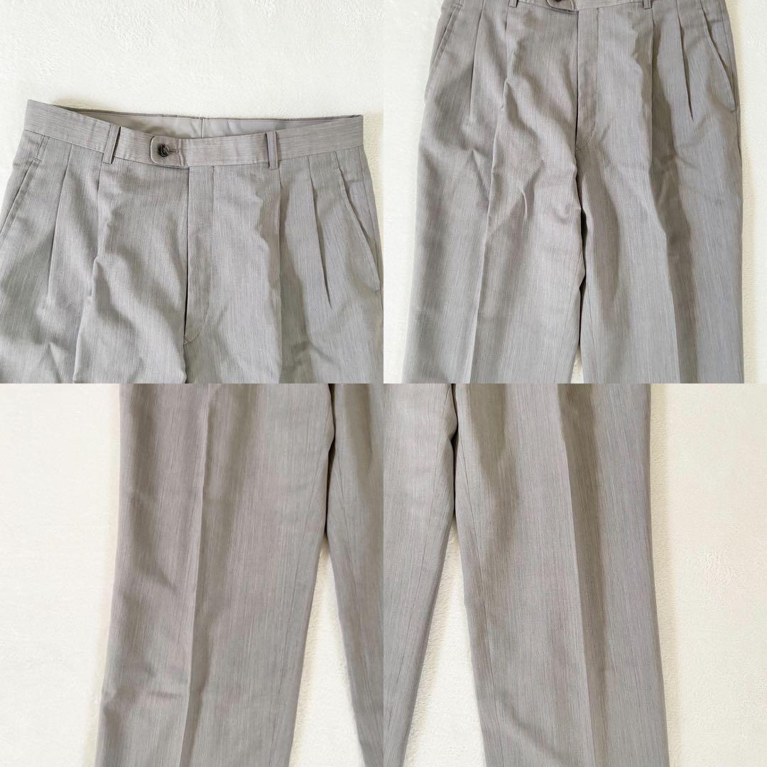 美品　Dior セットアップ　ダブル　グレー　セレモニー　ジャケット　パンツ